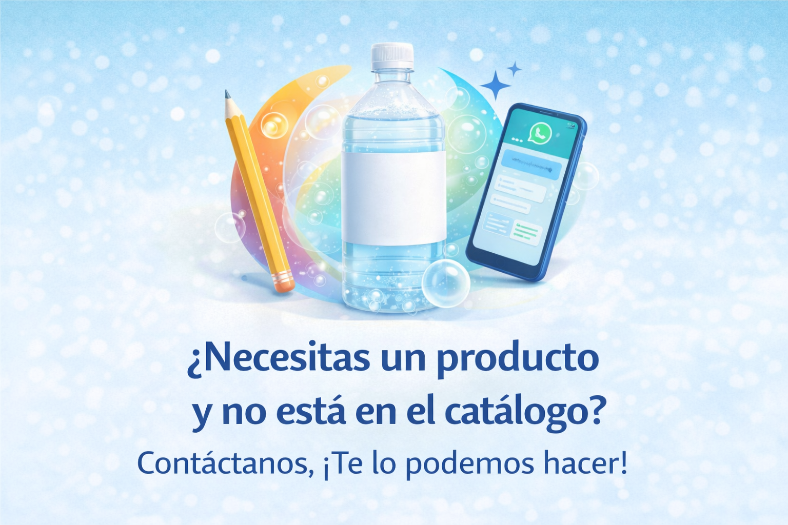 ¿No está en el catálogo? Contáctanos